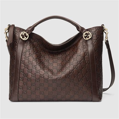 gucci brown space bag|Gucci shoulder tote bag.